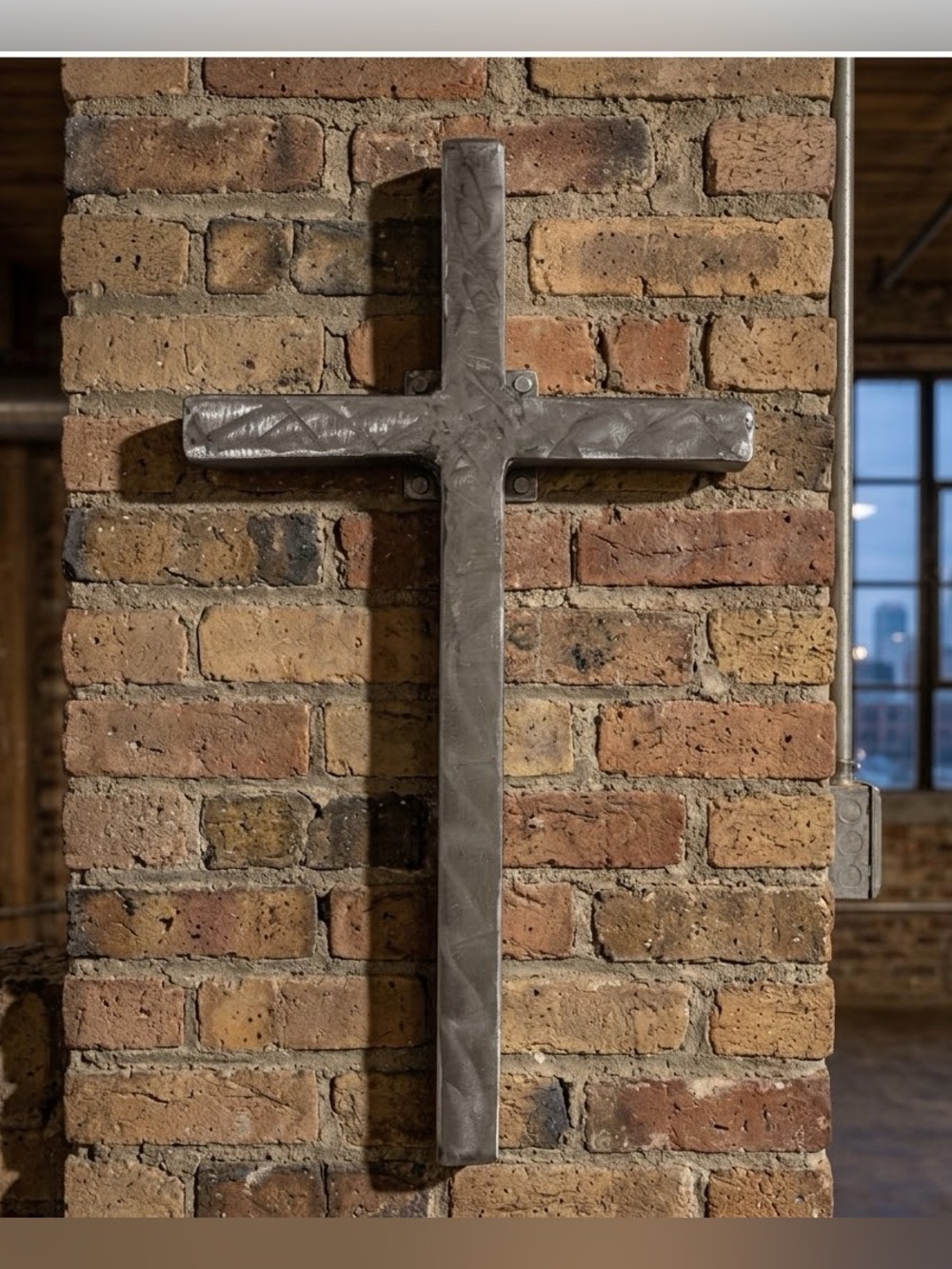 Handmaid Steel Cross Wall Decor